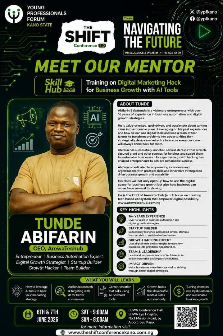 SHIFT Conference 2026 — Meet Our Mentor